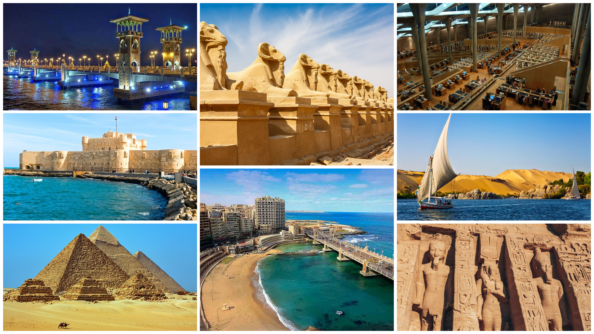 Cairo, Alexandria&Nile Cruise by flight 10D(EG23)